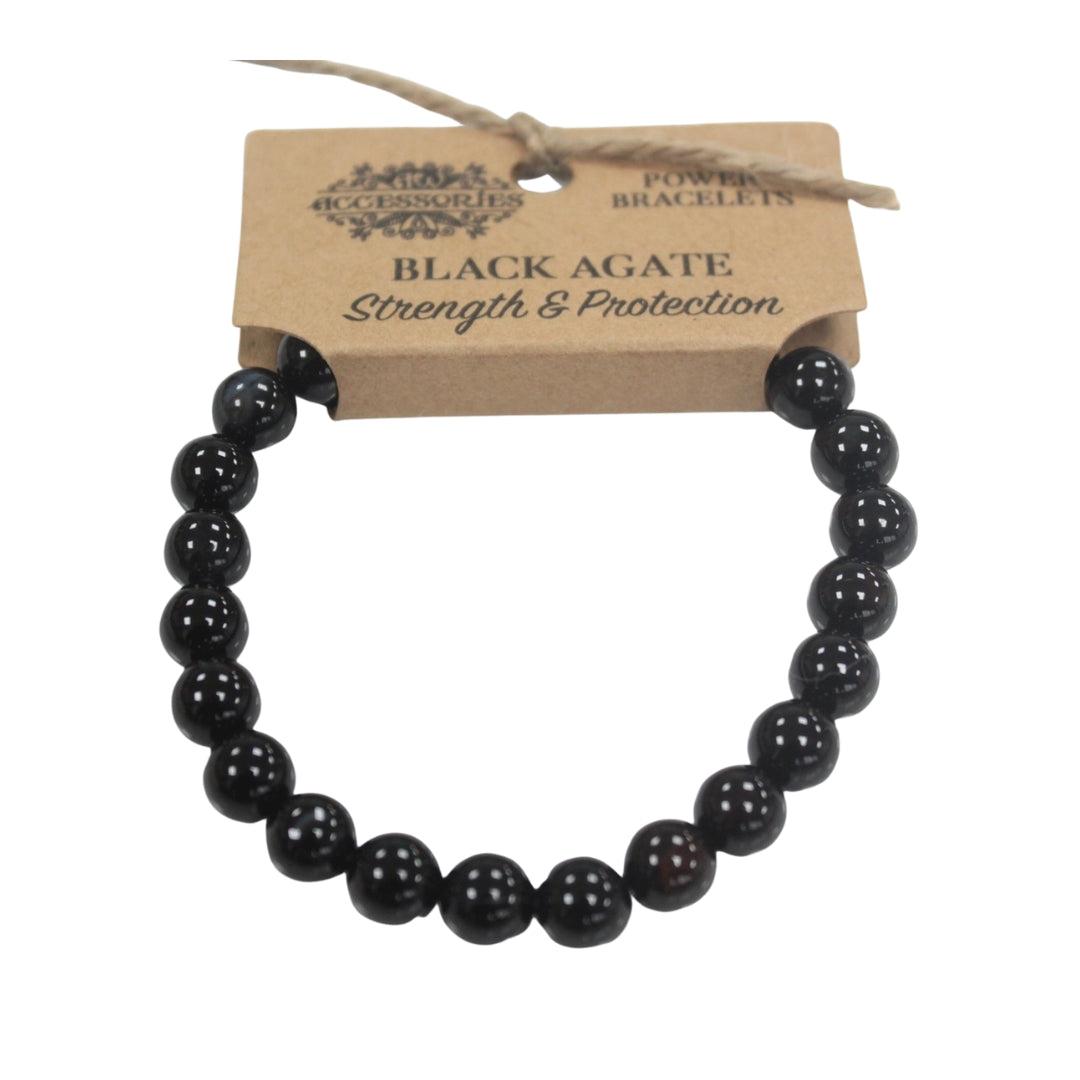 Pulsera de Ágata Negra - Protección