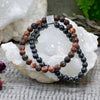 Pulsera Magnética con Jaspe Leopardo