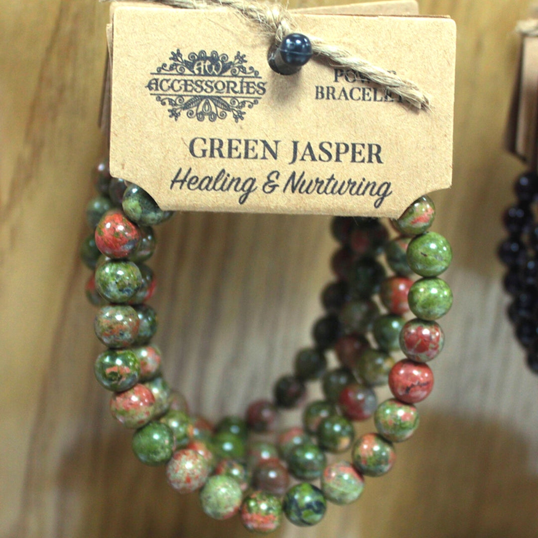 Pulsera de Jaspe Verde - Crecimiento