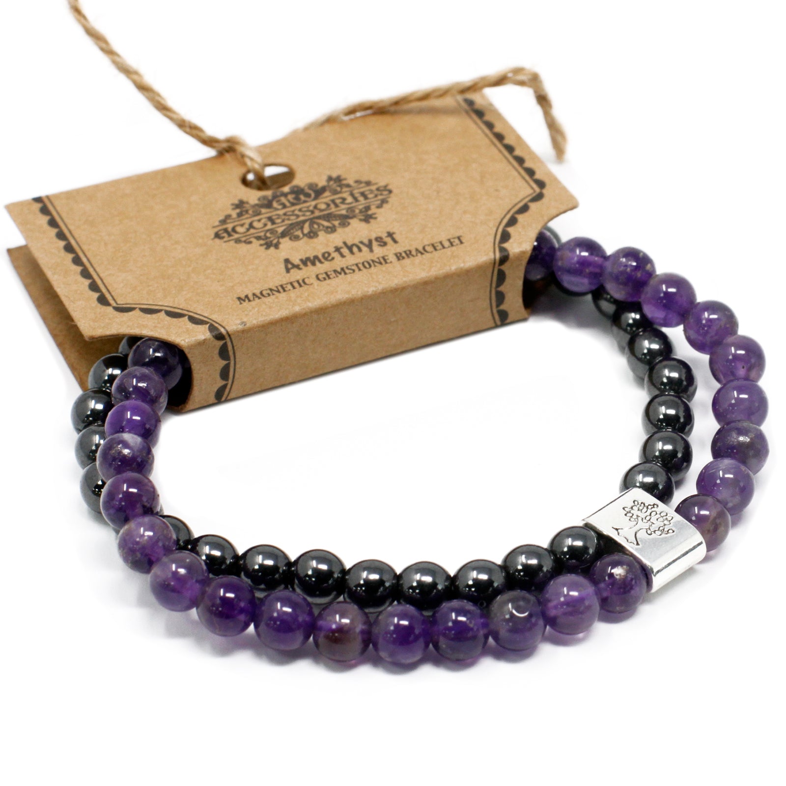 Pulsera Magnética con Amatista