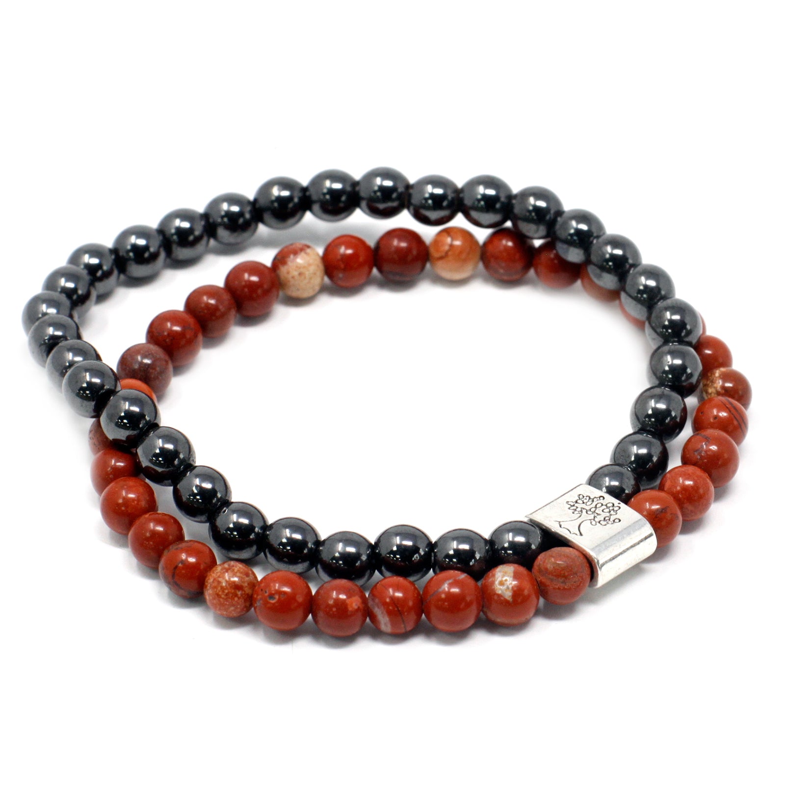 Pulsera Magnética con Jaspe Rojo